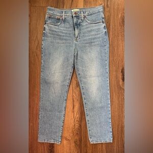 Madewell The Perfect Vintage Jean - High Rise Tapered - Size 29